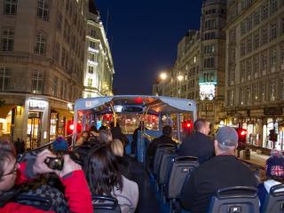 London by Night Open Top Bus Tour
